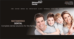 Desktop Screenshot of matamorasdental.com
